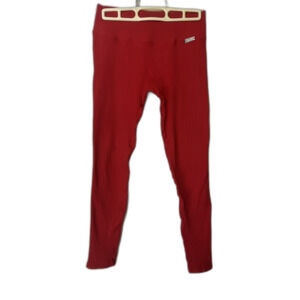 Bombshell sportswear red ribbed leggings